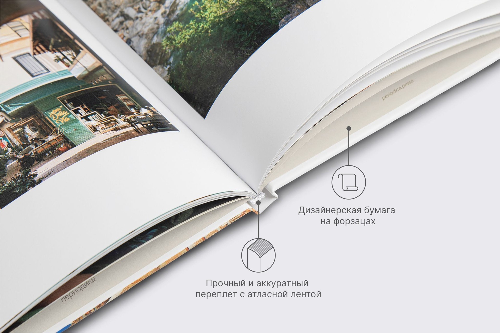 Квадратная фотокнига в твердой фотообложке